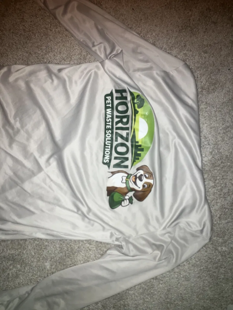 A Horizon Pet Waste Solutions branded shirt